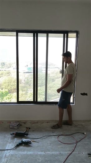 I Fitted An Aluminium Sliding Window#shorts#home#window