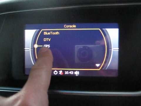 Audi Q5 integrated AV GPS NAV