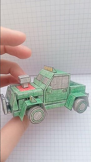 How to make minecraft papercraft creeper car with paper #diy #minecraft