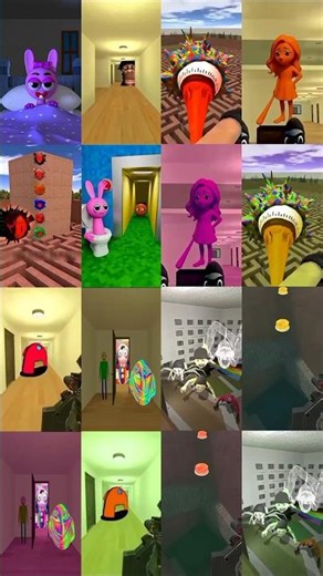 Sprunki Pinki (Jumpscare Troll) #coffin dance song cover #roblox #sprunki #gmod #memes