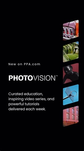 Professional Photographers of America (PPA) on Instagram: "Our vision for the future? 🔮 PhotoVision on PPA.com. We’ve created a curated, immersive and ever-growing library of thousands of videos, tutorials and inspiring stories to help you grow your craft and business. 📸 As a PPA member, your subscription is included, so head to the link in our bio to start watching! #PhotoVision #PhotoVisionOnPPA"