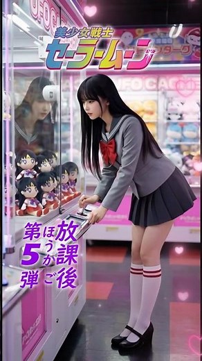美少女戦士 セーラームーン シリーズ 第5弾 実写版の放課後 달의 요정 세일러문 Sailor Moon #セーラームーン #sailormoon #変身 #ai