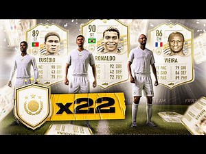 What do you get from 22 guaranteed base icon upgrade packs?