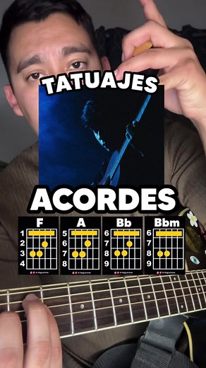 Tatuajes Iván Cornejo acordes guitarra | cómo tocar