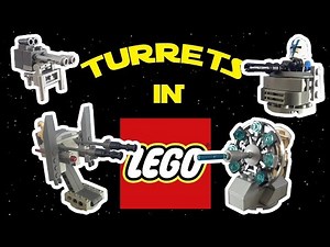 Star Wars Turrets in LEGO (Lego Tutorials)