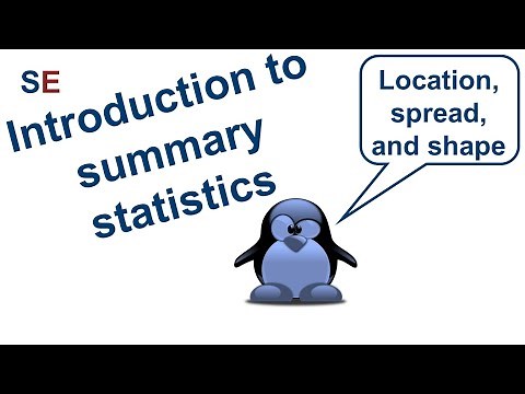 Introduction to summary statistics | StatsExamples