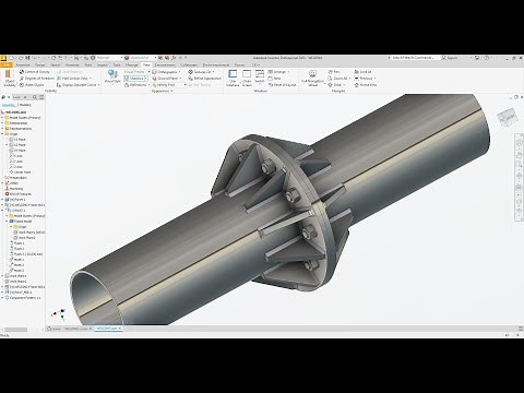 Autodesk inventor 2025 Apply WELDING And BOLT Connection Exercise 78