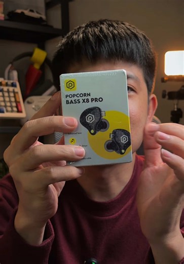 Popcorn Gaming Earphone X8 Pro for Full Bass Experience