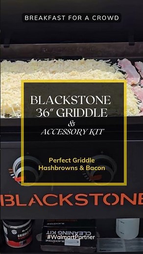 Cooking Breakfast for a Crowd on a Blackstone 36" Griddle #WalmartPartner