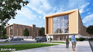 PHOTOS: $110 million residence hall coming to Western Michigan University