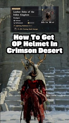 How To Get A OP Helmet In Crimson Desert