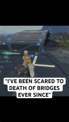 “I’ve been scared to death of bridges ever since.” (DEATH STRANDING) #deathstranding #hideokojima