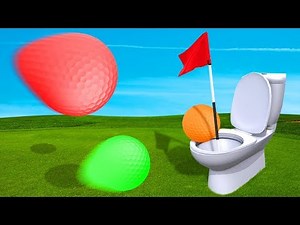 PLAYING GOLF IN A TOILET?! (Golf It)