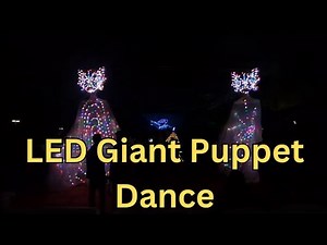 Giant LED Puppet Dance | Spectacular Light Show and Puppet Performance