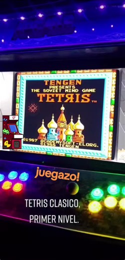 Tetris Clasico #tetris #clasico #arcade #emulation #retropie #nostalgia #fyp #led #mame #retro #games #gaming #oldschool #super_retroarcade #awesome #game