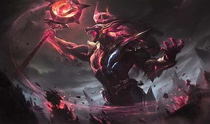 Nightbringer Nasus - 1350RP Nasus is forever linked with his causal brother, Renekton, not just through the scars left on each other from their battles, but also through the insight he's gained. Before, he was content to act without reason in pursuit of chaos, but now, he enjoys finding weaknesses and dismantling them for total havoc. Cause for maximum effect. #leagueoflegends | Akshon