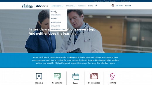 Boston Scientific EDUCARE Online: Platform Overview
