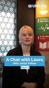 What makes the UNU Junior Fellows internship unique? ✨ In this video, Laura Bassett, a former Junior Fellow, shares her experience working at the UNU Office of the Rector in Tokyo and her career trajectory. Learn more and apply by 31 May 2025: https://buff.ly/lWc4qm2 #UNinternship #PaidInternship #UNCareers #UNUat50 | United Nations University