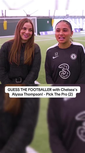 GUESS THE FOOTBALLER with Chelsea's Alyssa Thompson! - Pick The Pro (2)