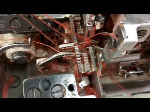 Overlock Machine looper-needle Timing and identification of loopers.