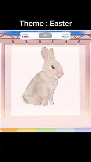 Roblox Quick Draw with me 🧡💙 - Theme Easter