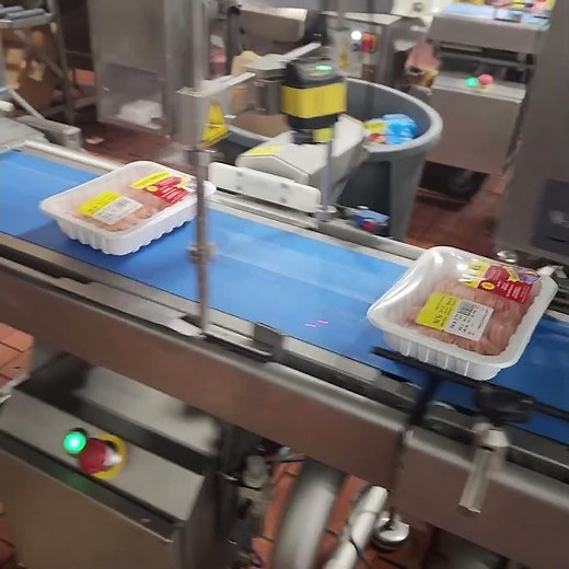 Twin Top and single bottom labeler with Case labeler