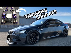 The Best BMW M3 Exhaust!! (SOUNDS INSANE!!)