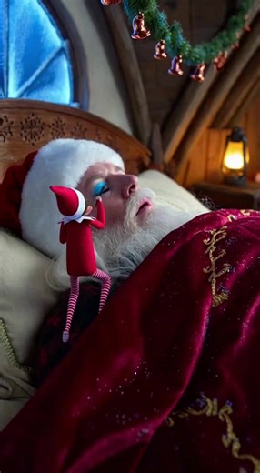 And just like that, the elves are back at the North Pole and being mischievous. 🤣 Santa is currently sporting a full face of makeup and a braided beard thanks to our resident pranksters. I think they’re trying to tell him he needs a spa day after last night’s world tour. At least he’s taking it like a champ! Anyone else’s house feel suspiciously quiet (and messy) today? 🎄✨ | Santa Christopher