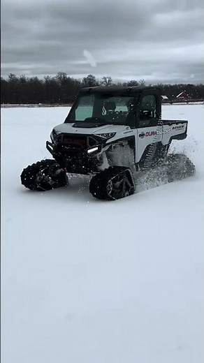 DURATRACKS - Smooth Through The Snow (At Any Speed!) #utv #offroading#polarisranger #fireandrescue