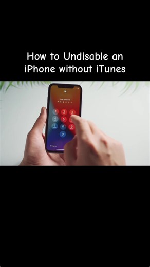 How to Undisable an iPhone without iTunes #disabled #unavailable #passcode #iphonetipsandtricks