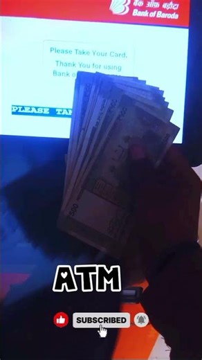 👳पैसों का बादशाह ATM 🏧 cash withdrawal #villagelife🌾