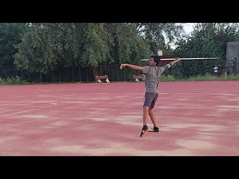 javelin throw technique session