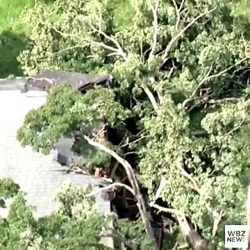1.8K views · 35 reactions | VIDEO: You can see significant damage to this house in Johnston, Rhode Island after a likely tornado hit the area cbsloc.al/3KNZeU6 | WBZ / CBS News Boston | Facebook