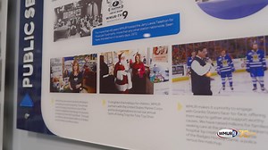 3.6K views · 31 reactions | The history wall in the lobby at the WMUR-TV studios showcases the 70-year history of our station, including our origins, our original programming, our news, weather and sports coverage over the past seven decades, and also our impact in the community. Watch as Sean McDonald and Erin Fehlau give a tour! | WMUR-TV | Facebook