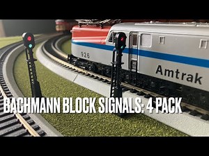 Unboxing & Review: Bachmann Block Signals: 4 Pack: HO 🟢🔴