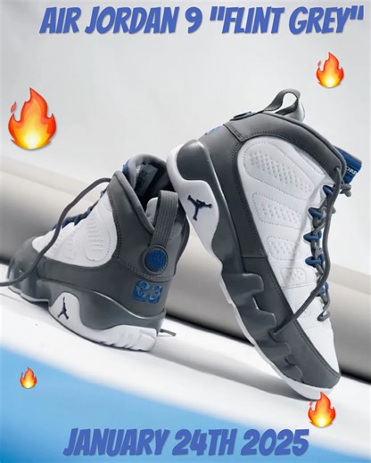 Jordan 9 Flint Grey #heat #airjordan #jordans #jordan #nike #basketball #jordan9 #sneakers #conway