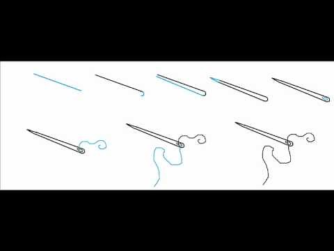 How To Draw A Needle With Thread Easy Simple Step By Step Drawing Tutorial