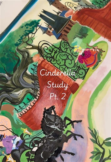 Welcoming March in with a Study 🌳 a full spread! 🎉 (not my original work*) 📖 this is a Vintage Disney Promotional Book 📕 please note: I don’t romanticize or wish to revive this time period nor the teachings or r*cist undertones in many vintage kids books 🙂‍↔️🙅🏻‍♀️ ✍🏻 I do seek to learn and hopefully preserve the visual techniques that we all love 🤝 I am fully with you in the good fight for a fair equal world 🫶 From this spread I am studying: •starting with a light wash •texture •compos