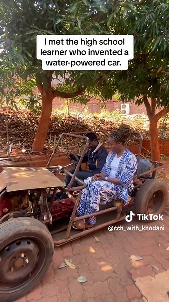 When I saw this car trending yesterday, I knew I had to visit the school to understand the roots of this incredible invention. This is more than just a Grade 10 learner creating a water-powered car, it’s about a young, talented mind with immense potential. After speaking with him about his inspiration, it’s clear he needs a sponsor who can harness his creativity and genius, there are nore other things he invented. There’s so much more to this bright future. Let’s support and nurture such innovat