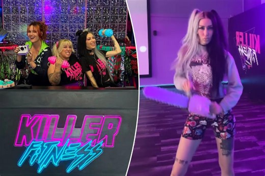 ‘Slashercise’ workouts at LA studio involve stabbing movements, plastic chainsaws and serial killers videos