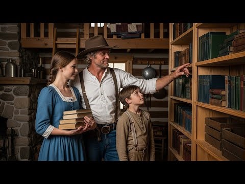 Mail-Order Bride Arrived With Only Books As Possessions, Cowboy Built Her Shelves