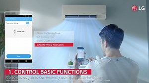 1K views · 9 comments | Come home to comfort with the LG WH Split System Series: Beat the heat with built-in Wi-Fi, allowing you to turn on your AC unit with your compatible Smartphone, control basic functions and even view energy usage. View the video to see how! https://www.lg.com/au/air-conditioning | LG Global | Facebook