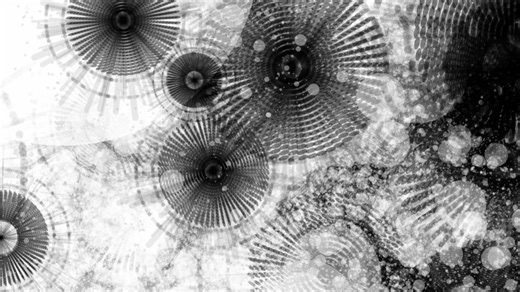 Processing鼠标交互变化叠加纹样构成动态海报