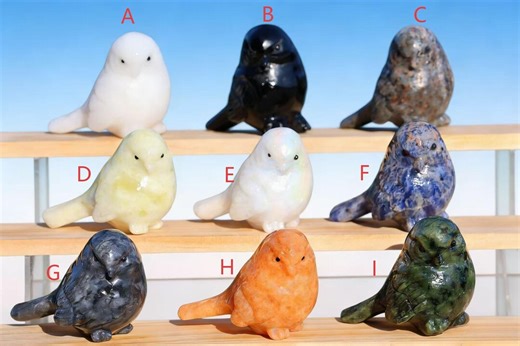 2.4“ Natural Crystal Bird,quartz Crystal Carved ,crystal Heal Reiki,home Decoration,crystal Gifts! - Etsy