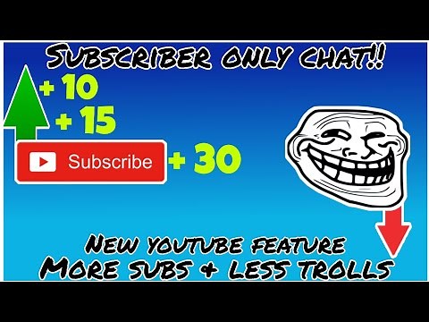 How to turn on subscriber only mode youtube | *NEW* 2021 subscriber only chat setting |