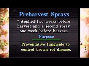 Fruit Spraying Schedules part 1