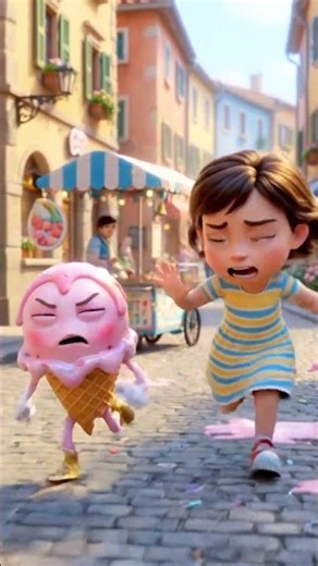 cute ice cream run 🏃💨 |#shorts #ial