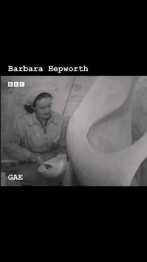 Art Week on Instagram: "Barbara Hepworth‘s Sculpting Harmony: A Master Carver Speaks: Barbara Hepworth's Artistic Philosophy In a revealing BBC documentary, the legendary sculptor, Barbara Hepworth, offers a captivating glimpse into her creative soul. With poetic eloquence, she describes the profound spiritual journey that unfolds as she transforms raw materials into breathtaking forms. Working with stone and wood, Hepworth felt a deep communion with the natural world, a sense of uncovering the 