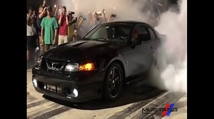 30K views · 741 reactions | @Svt_baker do an epic burnout with Twin Turbo Terminator !!! Mustang Passion | Mustang Passion | Facebook