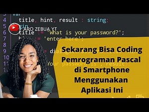 Ini Editor Kode Program Pascal Menggunakan Smartphone Android Dengan Mudah | Pascal Seri 1